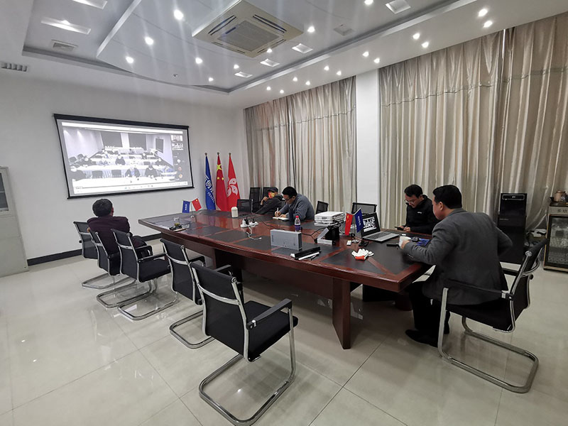 Strong system was invited to participate in the online new material exchange seminar held by the material procurement center of CSCEC Oriental decoration Co., Ltd(圖1)