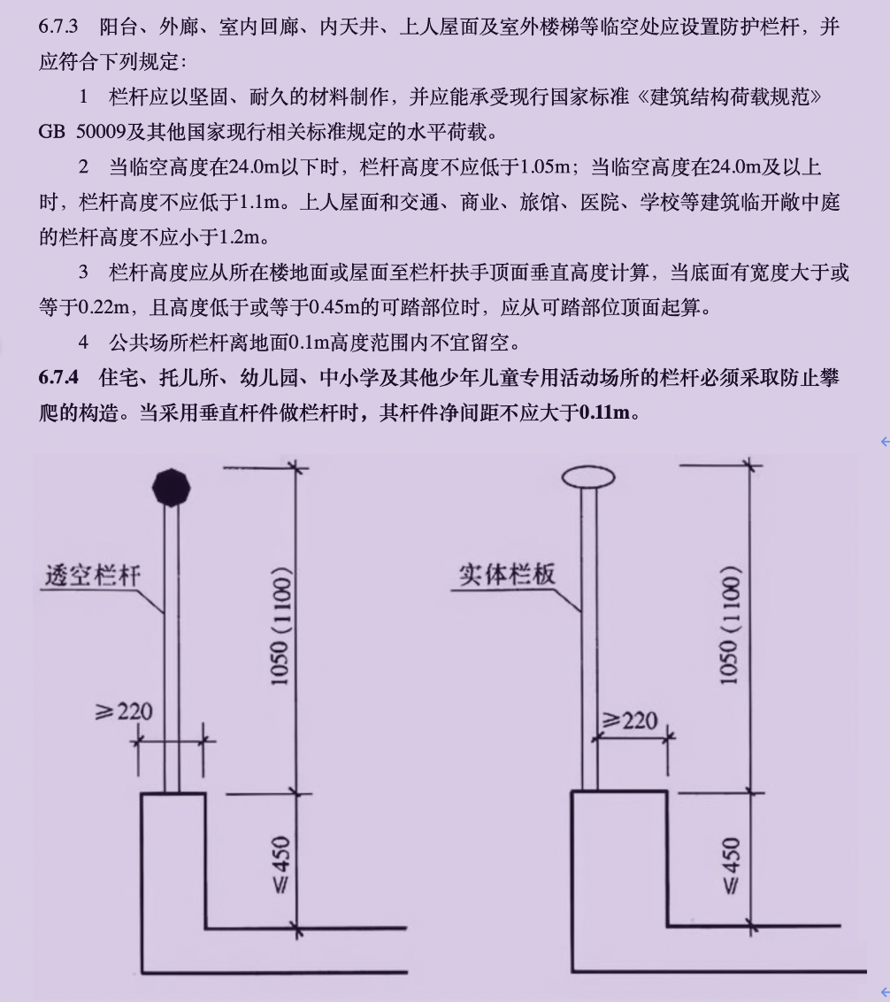 規(guī)范條文 | 史上最全欄桿條文匯總 (圖4)